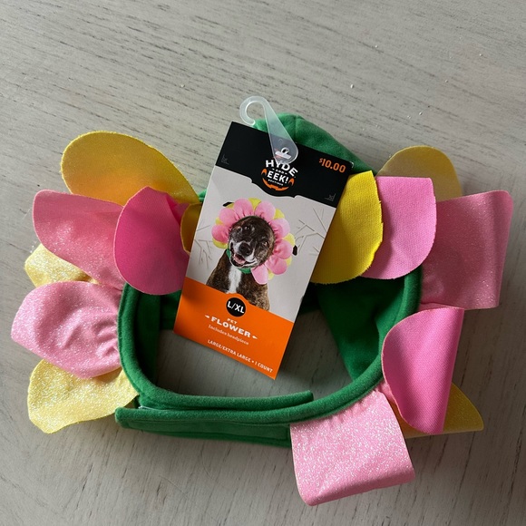 Brand New With Tags! Dog Flower Hat/Costume - Picture 2 of 3